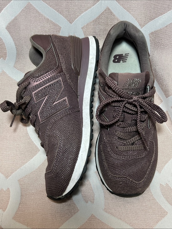 New Balance Shoes - New Balance Women’s Dark Purple w/sparkle Athletic Sneakers 8Wide